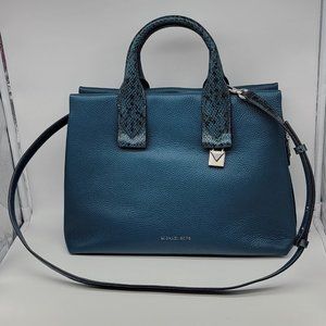Michael Kors Rollins Large Satchel Luxe Teal